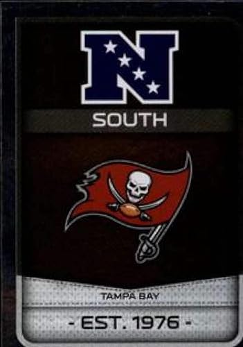 Miniatura 1 de 2016 Panini Stickers Football 406 Tampa Bay Buccaneers Logo Tampa Bay Buccaneers FOIL Official Album Sticker From Panini America 15 X 25 Inch Sticker