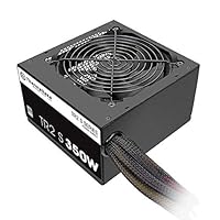 Thermaltake TR2 S 350W | PC-ATX-Netzteil | 80-Plus | leiser 120 Lüfter | EU zertifiziert | schwarz