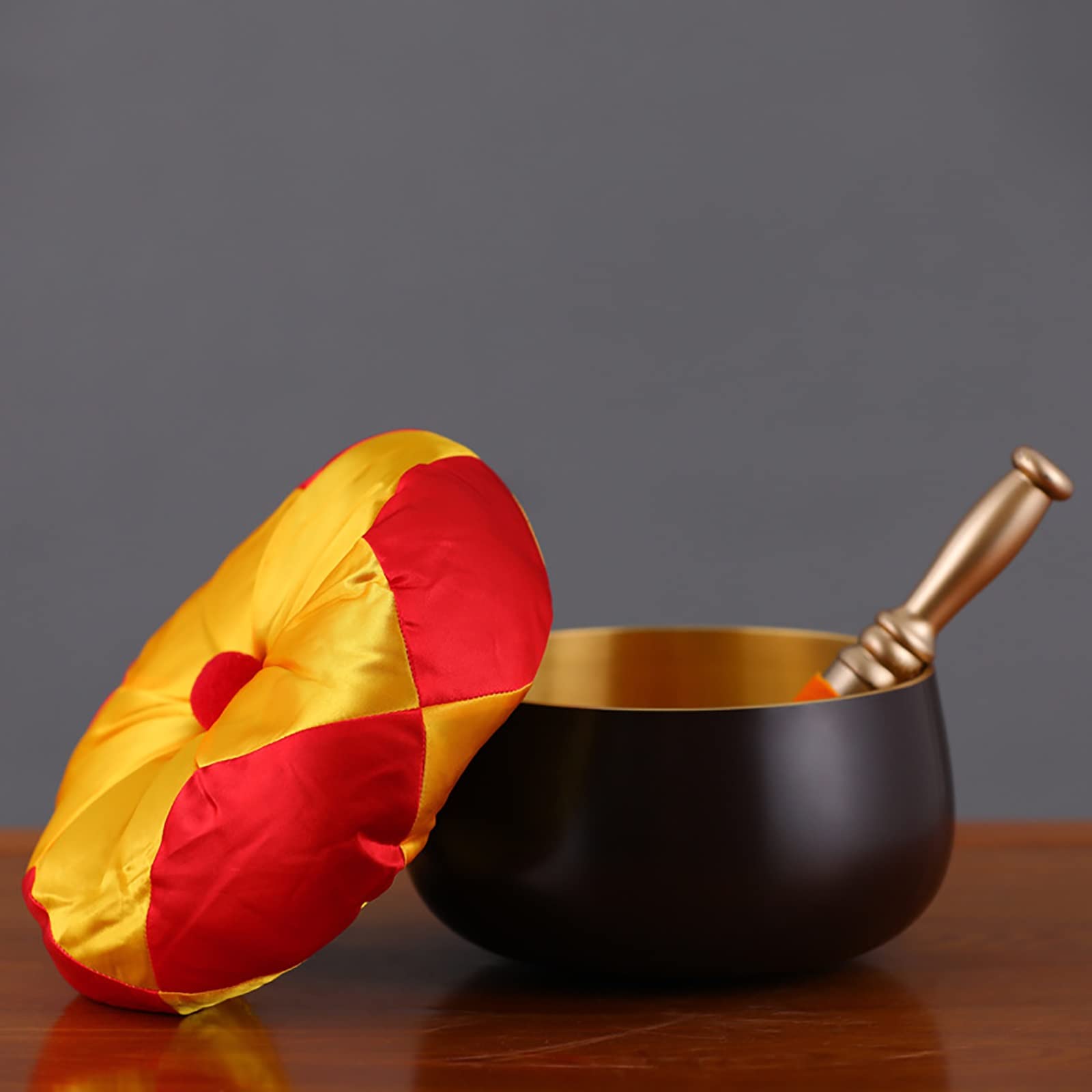 Set di Campane tibetane, Facili da Suonare per Principianti, autentiche Campane buddiste Artigianali, Ideali per Yoga, Meditazione e Terapia del Suono.