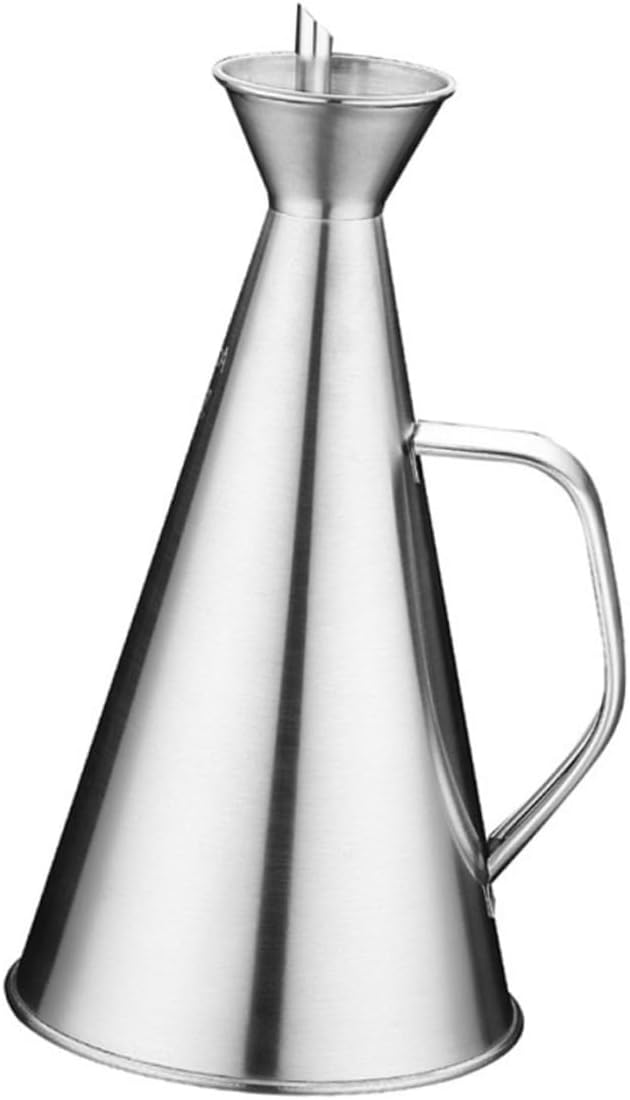 Leakproof Oil Bottle Stainless Steel Dispenser Sprayer for Oil Vinegar Sauce Easy Pouring Kitchen Accessory