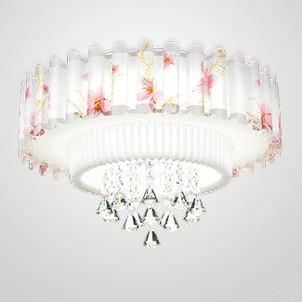 Lustre de chambre à coucher romantique en cristal exquis