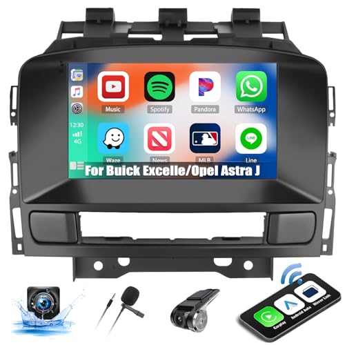 ESSGOO Für Buick Excelle/Opel Astra J 2010-2014 Android 14 4 64G GPS Autoradio Digitalradio Dab Rds Fm Am Carplay Android Auto Navi Wifi Bt Usb S0zel0u3