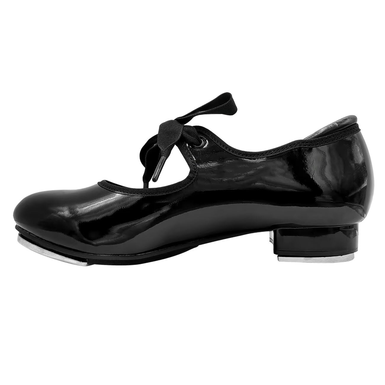 Zapatos de Claque,Mujer Hombre Niños 2.5cm Tacón Zapato de Tap Zapatos Claqué