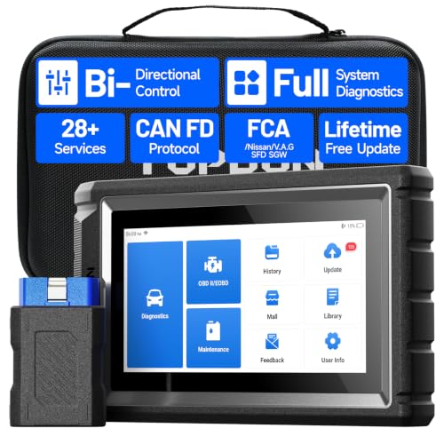 TOPDON AD800BT V2.0 Bidirectional OBD2 Scanner with Lifetime Free Update