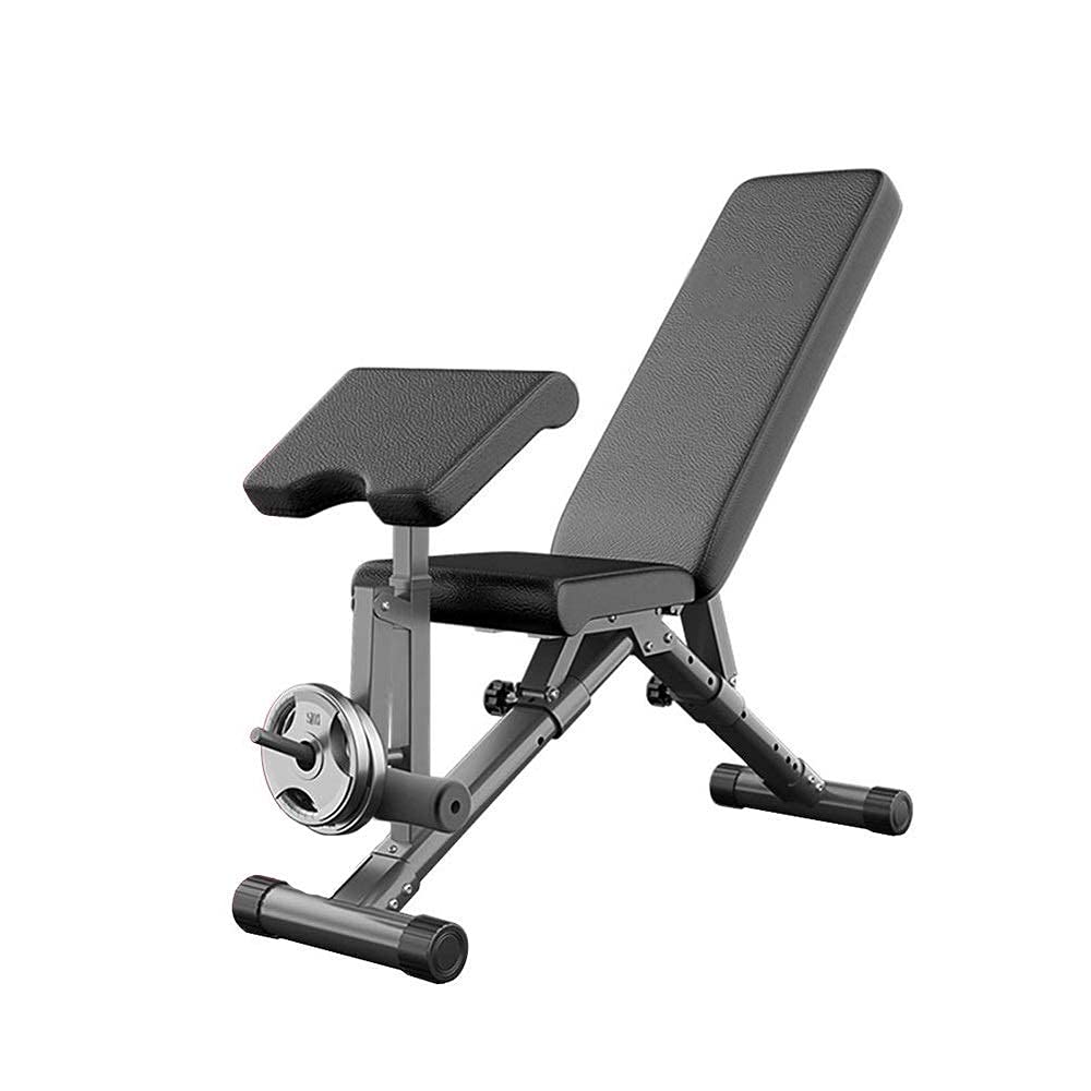 AYCDL Weight Bench Dumbbell Weight Lifting Weightlifting Bed, Home Folding Fitness Chair Sit-up Board Bench Press Bench Abdominal Muscle Fitness Equipment Supine Board,Style 1,Style 2