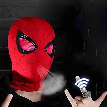 期間限定値下げ大人気 スパイダーマン 目が動く光る 電動マスク 期間限定値下げ大人気 スパイダーマン 目が動く光る 電動マスク