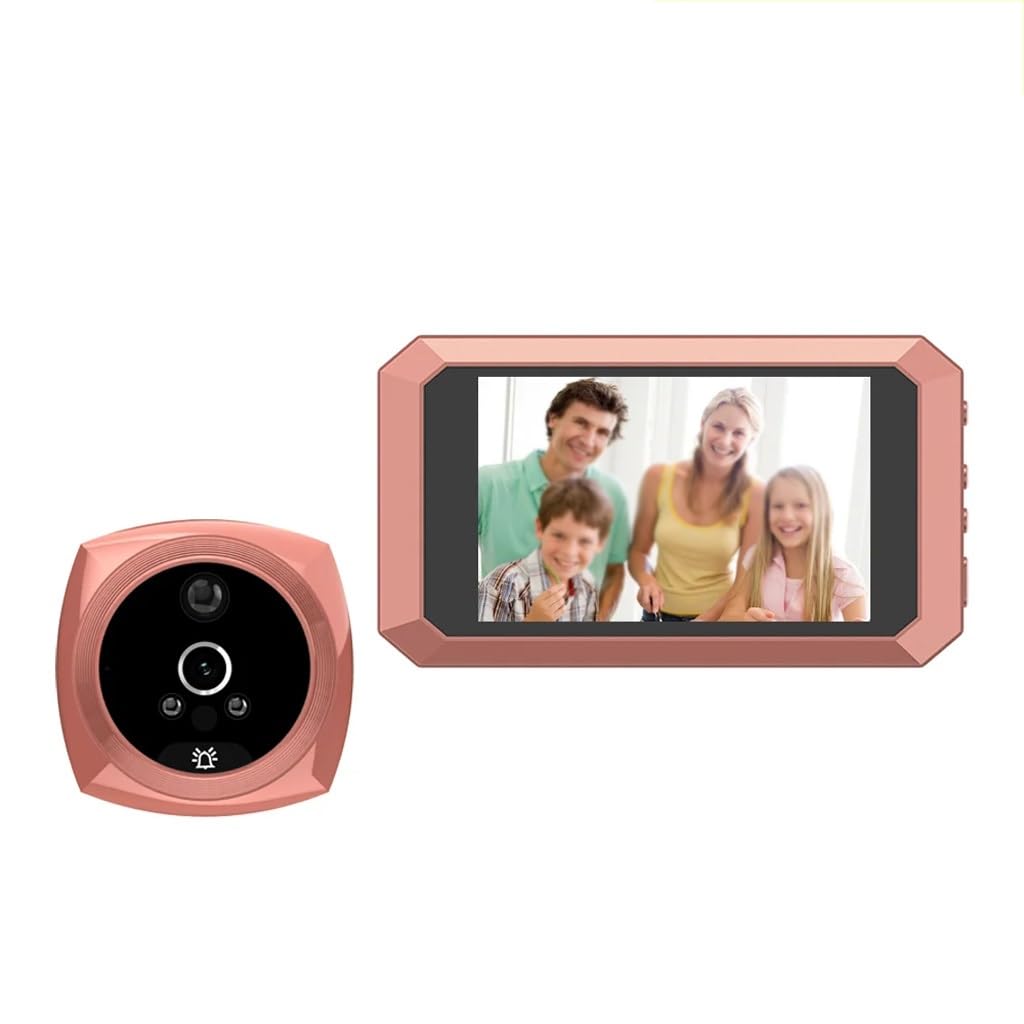 MOBYGKFY 4.5" Digital Door Viewer Smart Doorbell Camera Motion Detection Security Protection