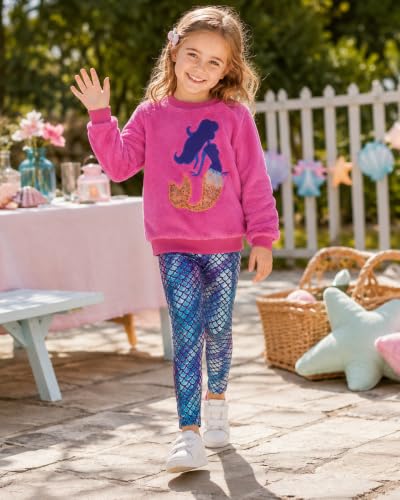 Image of Girls 2 Piece Outfits Toddler Girls Leopard Print T-Shirt and Leggings Set School Outfits Girl Clothes Fall Sets