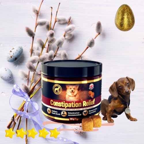 GastroBalance linderung verstopfung beim Hund – 60 weichen kausnacks abführmittel für Hunde 100% natürliche Wirkstoffe (Bacon-Geschmack)