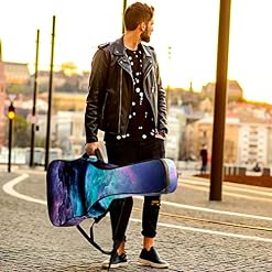 Housse de transport étanche pour guitare avec bandoulière réglable Motif bois coloré, Multicolore 06, 42.9×16.9×4.7 in… - Les Beatles, Paul McCartney, John Lennon, RIngo Starr, George Harrison Housse de transport étanche pour guitare avec bandoulière réglable Motif bois coloré, Multicolore 06, 42.9x16.9x4.7 in… – Image 6