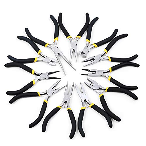 Image of Diagonal Cutting Pliers 4 Inch Mini Diagonal Nippers Beading Pliers for Jewelry Making Precision Handcraft DIY Hand Tool