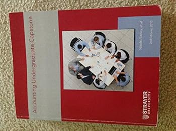 Paperback Accounting Undergraduate Capstone Strayer University Book
