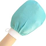 Elbahya Spa Dead Skin Remover Mitt, Body Exfoliator, Scrubber Exfoliating Glove, Reduce Blackheads, Bumps, Keratosis Pilaris, Offers Deep Detoxification and Healthy Soft Skin
