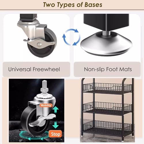 Scaffale da cucina a 4 ripiani su ruote, carrello Sto Shelf per mercato, ery, uso commerciale, espositore bianco da 50 cm