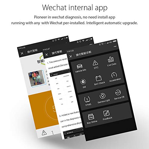 Honeytecs OBDII Scanner de Diagnóstico FASLINK M1 BT 4.0 OBDII Leitor de Código Ferramenta de Diagnó