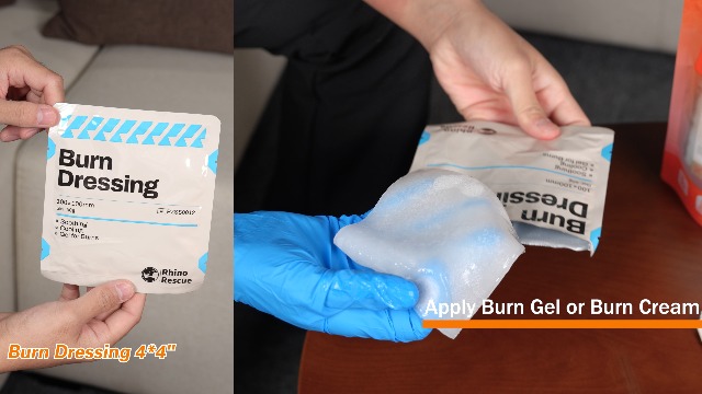 Amazon.com: RHINO RESCUE Burn Kit with First Aid Burn Cream, Burn