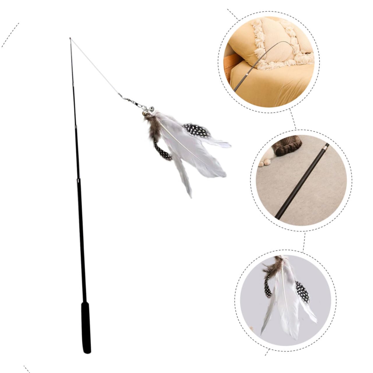 BESPORTBLE 8 Pièces Chat taquin Interactive Cat Toy Le Chat pour Animaux de Compagnie Jouet pour Jouets pour s taquin pour on Jouet de de