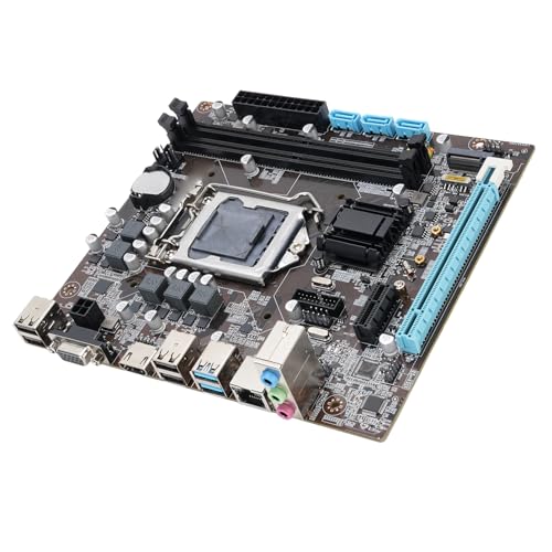 Zopsc H110 Gaming Motherboard LGA 1151 ATX Desktop Motherboard for 6th 7th 8th Gen 14nm CPU with 2X DDR4 M.2 NVMe NGFF 6GB s PCIe Slots