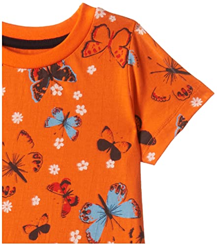 Image of T2F Girls Cotton A-Line Knee-Length Casual Dress