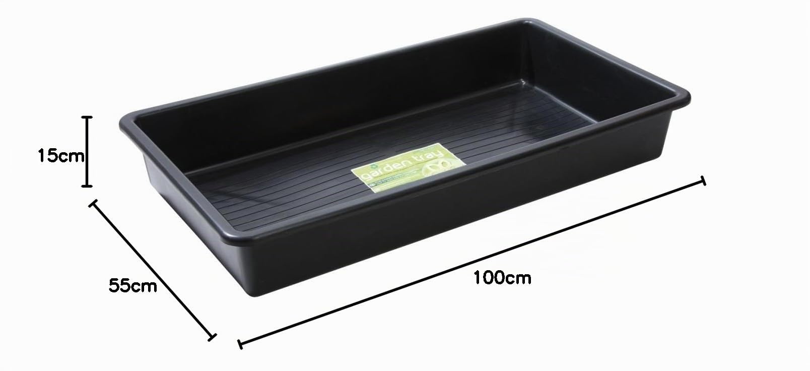 Garland Titan Gartentablett schwarz 65 Liter Kapazität Saatanzucht 100x55x15cm