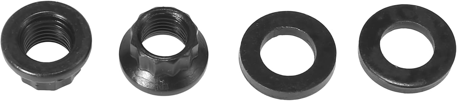 X AUTOHAUX Black Cylinder Head Stud Kit Replacement for Honda Civic CRX Del Sol 1988-1995