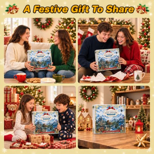 Puzzle Advent Calendar --1008 Pcs DROPS TO - image 7
