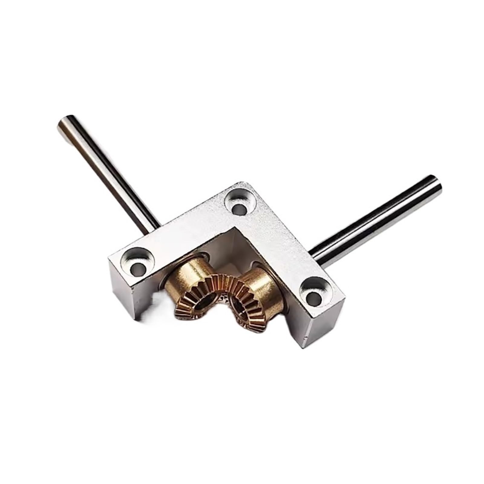 Mini rechtwinkliger Kommutator Micro 90 Grad 1:1 Kegelradgetriebe DIY Selbstmontage Modell Antriebsgehäuse Wellendurchmesser 4 mm/5 mm(4MM Shaft)