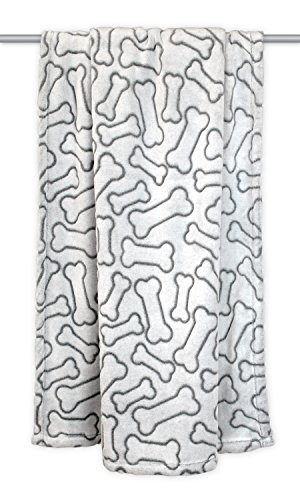 DII Bone Dry Microfiber Pet Blanket for Dogs and Cats, 36x48", Warm, Soft