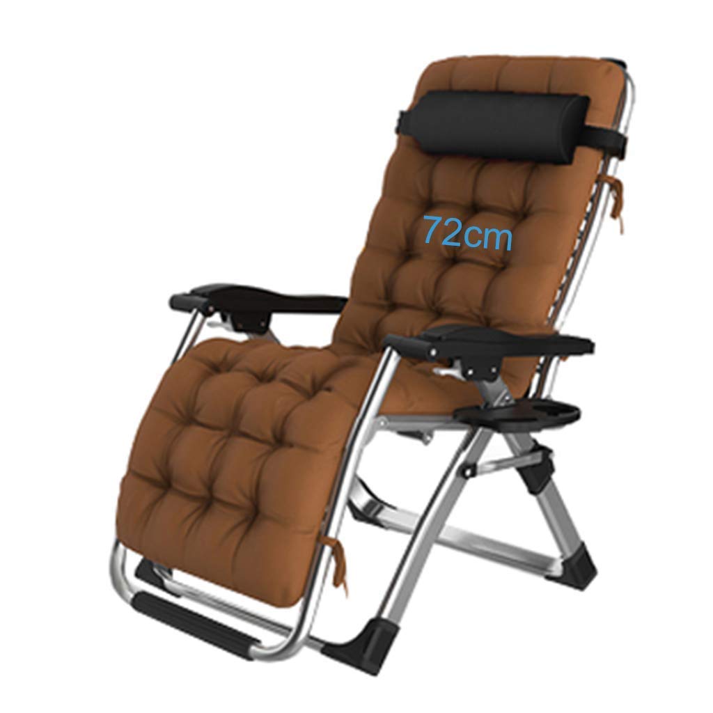 Silla de Jardín Plegable Tumbona Reclinable Acolchada para Crear un Oasis de Relax en tu Balcón