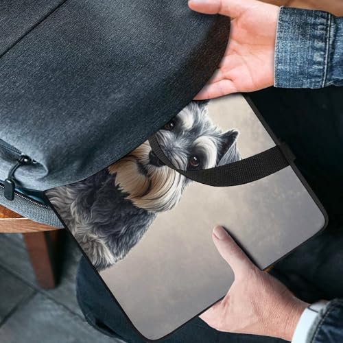 Housse ordinateur portable 15 pouces Schnauzer avec motif imprimé