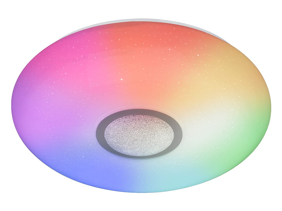 Long Life Lamp Company Rgb 36W Round Led Ceiling Light Dimmable Smart Wifi Mood Lamp App And Remote Control Wf02