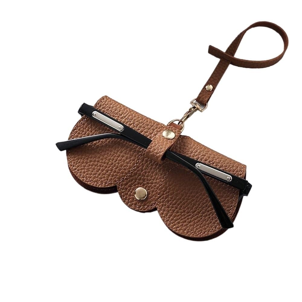 Set di 2/3/5/8 Custodie per Occhiali da Sole Similpelle Antipressione Marrone (Marrone, 8 Pezzi) Marrone, Taglia Unica, Marrone, Taglia Unica, Marrone, taglia unica