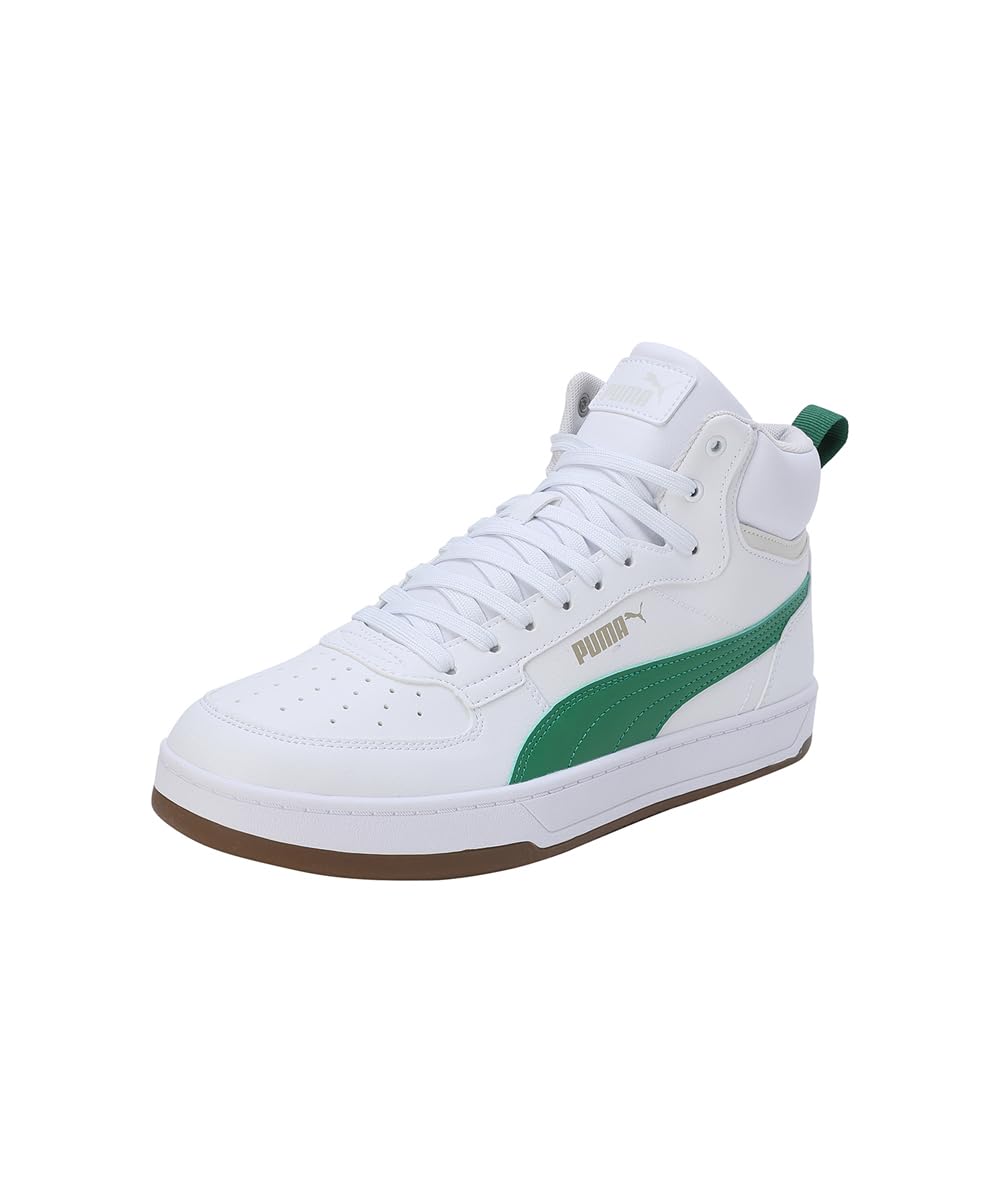 Puma Unisex-Adult Caven 2.0 Mid White-Vapor Gray-Archive Green Sneaker - 5 UK (39229111) (B0CRGX99K5) Amazon Price History, Amazon Price Tracker