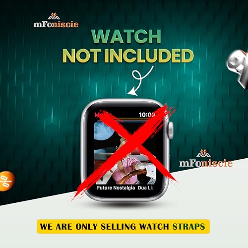 Image of Slim Metal Band Compatible with Apple Watch Straps 42mm [Series 10] 41mm 40mm 38mm, Stainless Steel Chain Strap for Women iWatch Straps Series 9 8 7 6 5 4 3 2 1 SE [WATCH NOT INCLUDED]