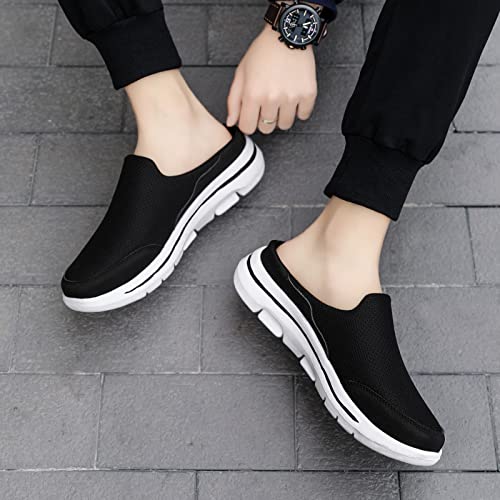 Eliogn Women's Men's Slip-On Clogs Comfortable Non-Slip Muller Shoes Breathable Mesh Fashion Walking Shoes Casual Sneakers for Men and Women 5