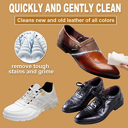 Air Jungles AJ150 3In1 Leather Cleaner Wipes 70 Count (Pack Of 1), Extra Large 8 Inch X 10 Inch Size Leather Clean Condition Protect Wipes For Vinyl, Apparel Furniture Auto Car Interior Shoes Boots Bags thumb #6
