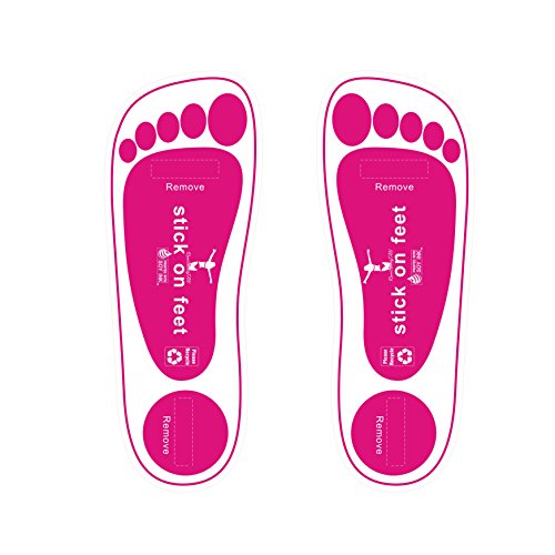 STICKONFEET Premium Feet Pads for Spray Tanning Disposable Spray Tan Feet Pads Hygienic and Easy-to-Use Foot Protectors Designed for Salons and Mobile Spray Tanning Professionals - 25 Pairs
