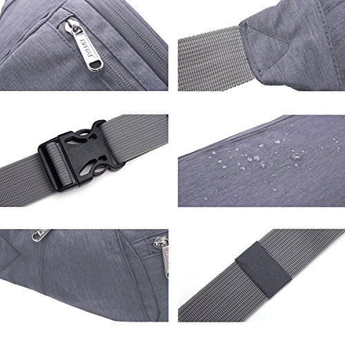 image for TINYAT Travel Fanny Bag Waist Pack Sling Pocket Super Lightweight For 