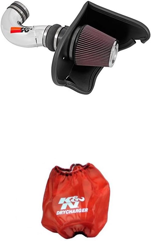 K&N 69-4534TP Performance Air Intake System with Red Air Filter Wrap
