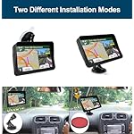GPS Navigation for Car, Latest 2025 Map,9 inch Touch Screen Real Voice Spoken Turn-by-Turn Direction Reminding Navigation System for Cars, Vehicle GPS Satellite Navigator with(Free Lifetime Updates) - Image 5