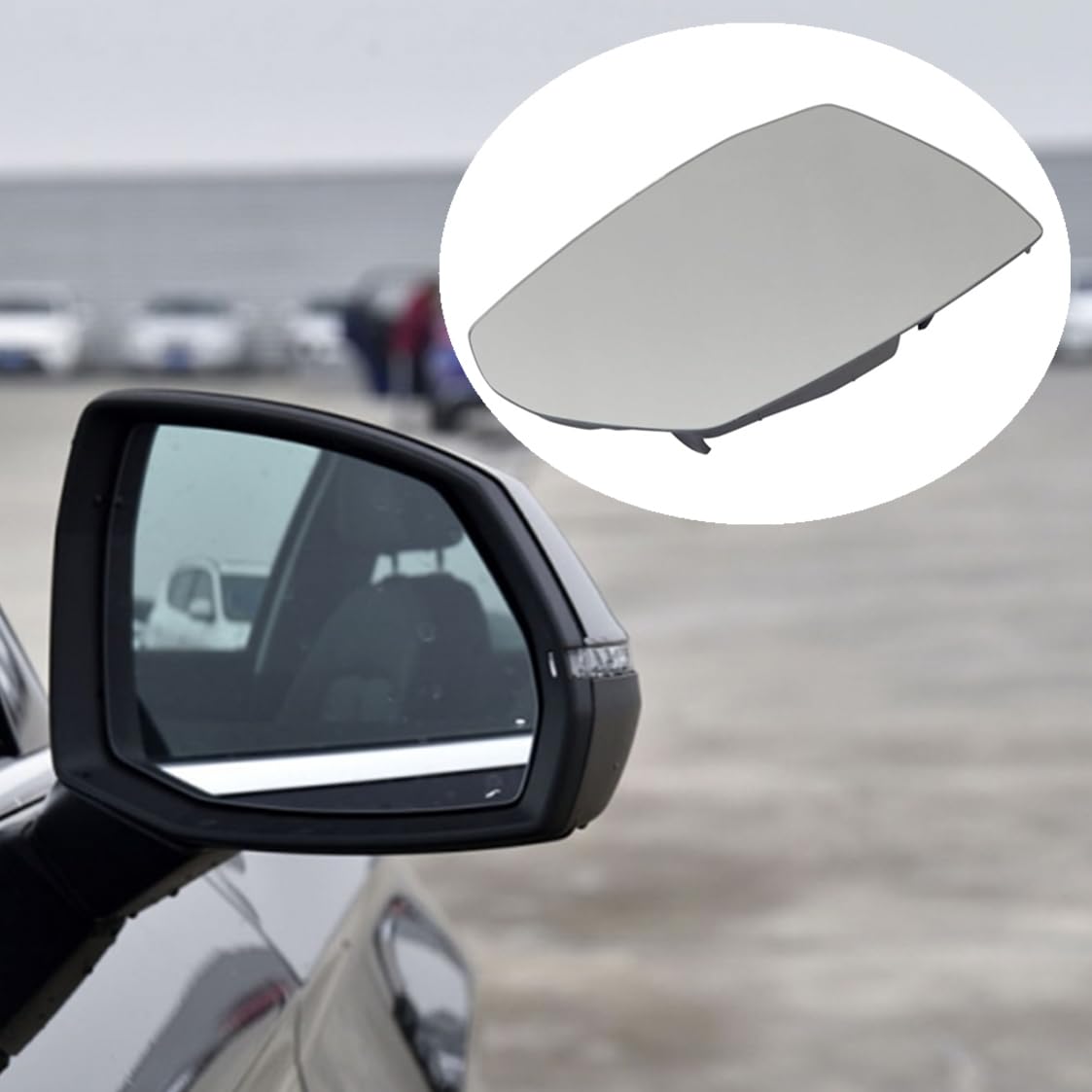 Amazon.com: GXARTS 4M0857536G Heated Mirror Glass Passenger Right 
