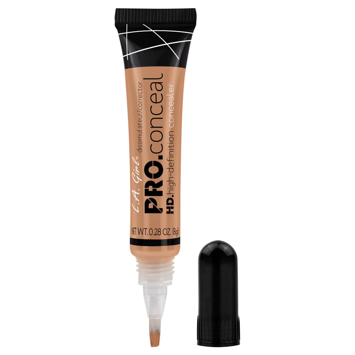 L.A. Girl HD Pro Conceal Multipurpose Concealer, Medium Beige, 8g | Full Coverage for Dark Circles, Contouring & Dark Spots | Long-Lasting & Blendable Makeup for Indian Skin Tone 1