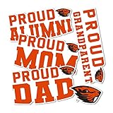 Desert Cactus Oregon State University Sticker Oregon State Beavers Vinyl Decal Laptop Water Bottle Car Scrapbook Sheet (Family Full Sheet)