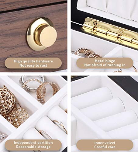 Mallette de rangement bijoux en velours pour éviter les rayures