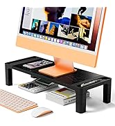 Amazon.co.jp: HUANUO モニター台 机上台 PCスタンド 机上ラック