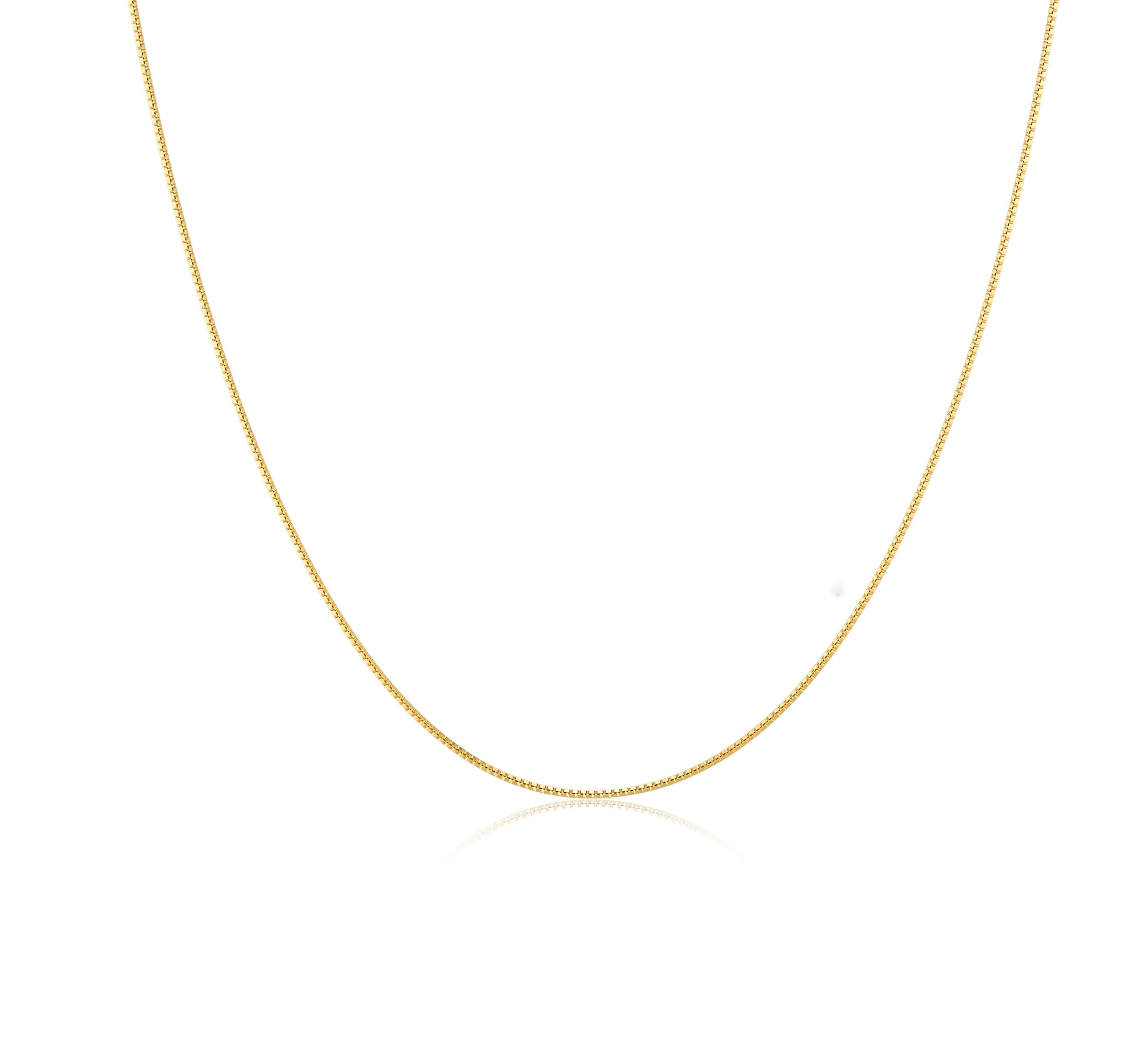 Tewiky Gold Chain Necklace for Women, 14k Gold Plated Thin Beaded Wave Box Chain Necklace Dainty Gold Necklace Simple Layered Gold Choker Necklaces Minimalist Gold Link Chain Necklace Trendy Jewelry for Women