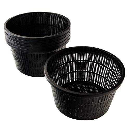 Pisces Pond Round Plant Basket 22 x 12cm - 6 Pack of Pond Planting Pot