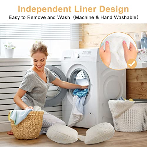 Pregnancy Pillows For Sleeping, Maternity Pillow For Pregnant Women, Soft Pregnancy Body Pillow With Detachable & Adjustable Pillow Cover, Support For Back, Belly, Hips, Legs - Machine Washable #TOP6