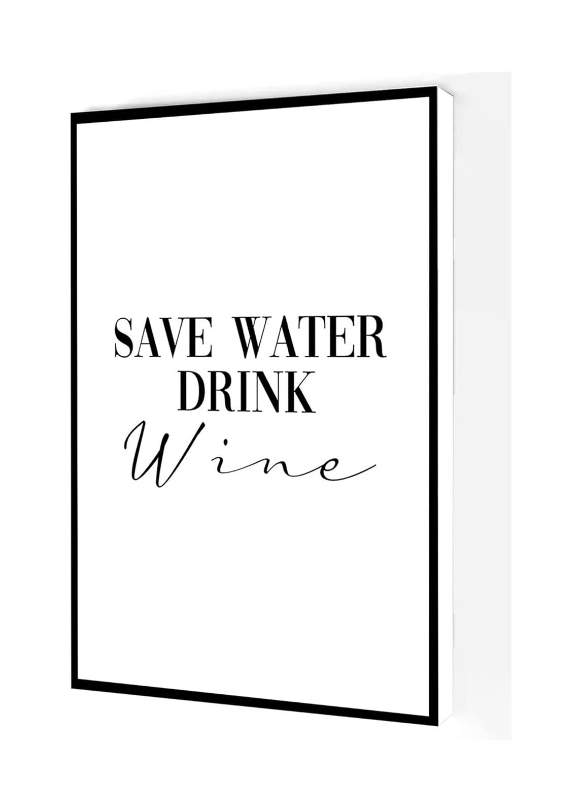 MDBJTCYZN Vintage Wine Wall-Art, Humorous Saying Print for Wine Enthusiast, Rustic Decor for Kitchen, Pub, Dining Room & Home Office(Unframed,16X24inch(40X60cm))