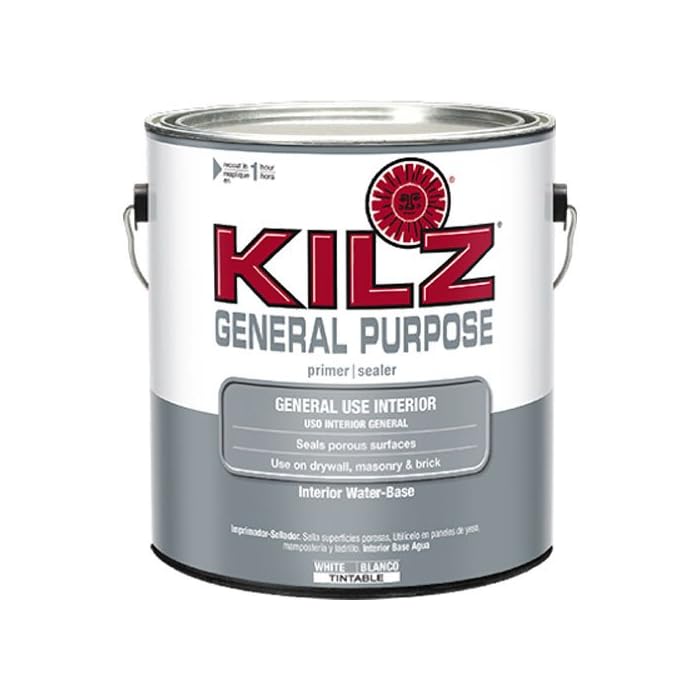 Buy KILZ General Purpose Interior Latex Primer/Sealer, White, 1 gallon